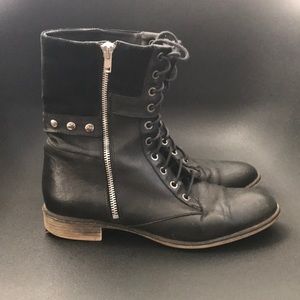 Boutique 9 Black combat boots